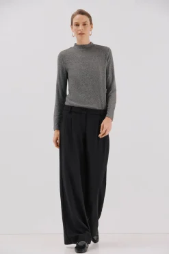 Cortefiel Camiseta básica cuello perkins Gris Hot