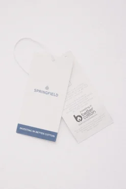 Springfield Camiseta básica cuello redondo burdeos Sale