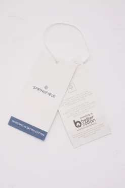 Springfield Camiseta básica cuello redondo verde Best