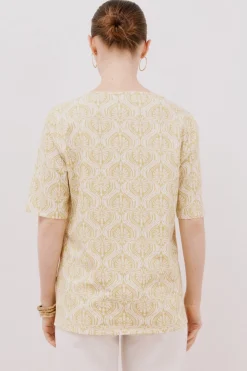 Cortefiel Camiseta básica escote barco Multicolor Best