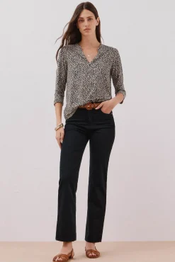 Cortefiel Camiseta básica escote mão Estampado gris Online