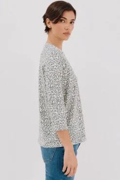 Cortefiel Camiseta básica escote mão Multicolor Online