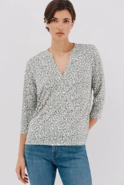 Cortefiel Camiseta básica escote mão Multicolor Online