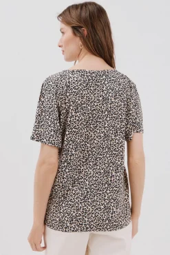 Cortefiel Camiseta básica fluida Multicolor Discount