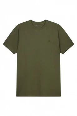 Cortefiel Camiseta básica piqué Kaki Outlet