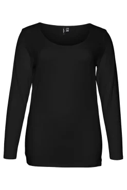 Vero Moda Curve Camiseta básica talla grande Negro Best