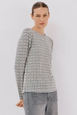 Cortefiel Camiseta caja botones Estampado verde New