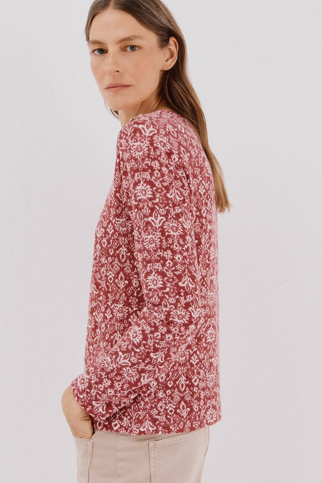 Cortefiel Camiseta caja botones Multicolor Discount