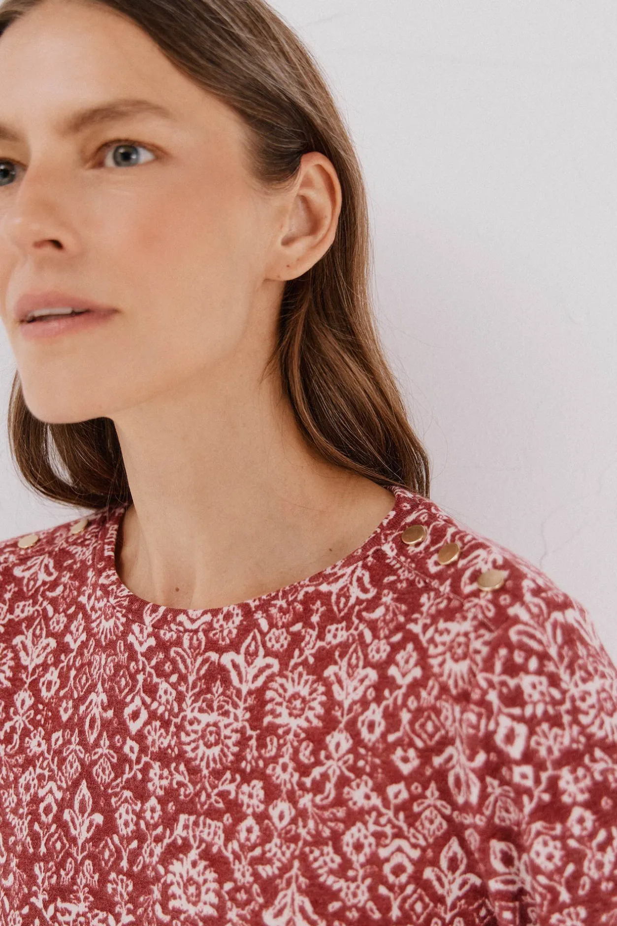 Cortefiel Camiseta caja botones Multicolor Discount