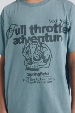 Springfield Kids Camiseta Calavera niño azul Discount