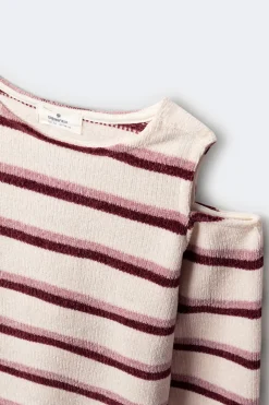 Springfield Kids Camiseta chenilla hombros descubiertos niña rosa Discount