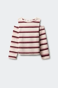 Springfield Kids Camiseta chenilla hombros descubiertos niña rosa Discount