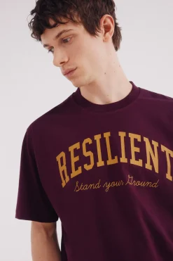 Springfield Camiseta courage burdeos Sale