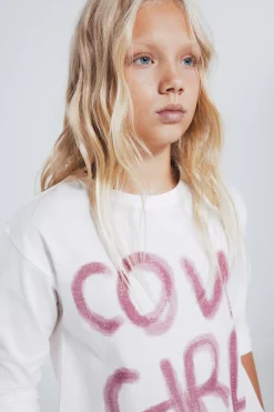 Springfield Kids Camiseta cowgirl niña marfil Sale