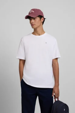 Silbon Camiseta círculo etnico Blanco