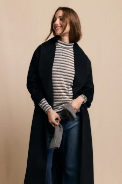 Slowlove Camiseta cuello alto rayas lurex Estampado gris Sale