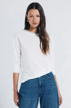 Springfield Camiseta cuello lurex estampado Online