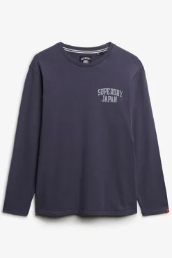 Superdry Camiseta cuello redondo gris New