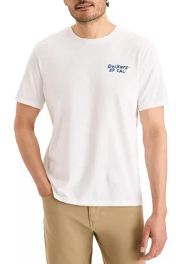 Dockers Camiseta cuello redondo Estampado blanco Best