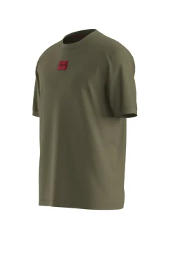 HUGO Camiseta de manga corta Verde Discount