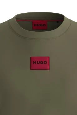 HUGO Camiseta de manga corta Verde Discount