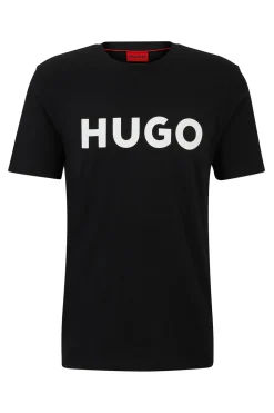 HUGO Camiseta de manga corta Gris oscuro Clearance
