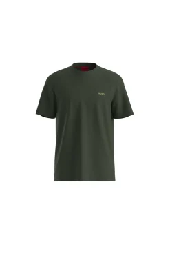 HUGO Camiseta de manga corta Verde Clearance