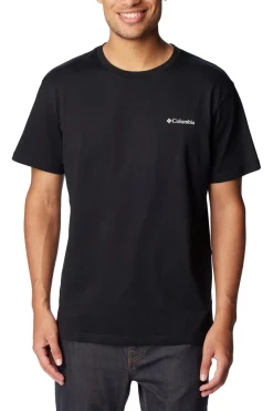 Columbia Camiseta de manga corta de algodón orgánico Basic Logo™ de para hombre gris New