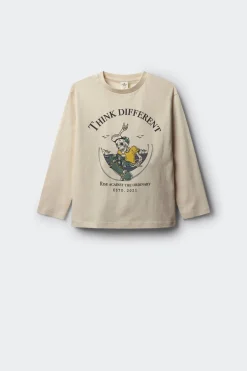 Springfield Kids Camiseta de manga larga calavera skater niño estampado Clearance