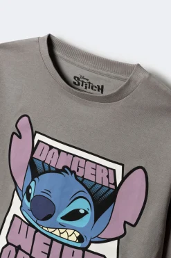 Springfield Kids Camiseta de manga larga Lilo & Stich niño gris Discount