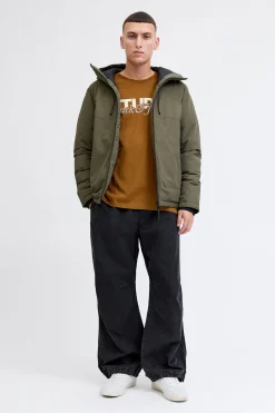 Jack & Jones Camiseta de manga studio marr&oacute;n Best