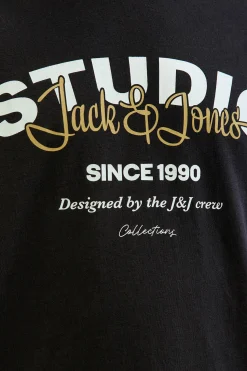 Jack & Jones Camiseta de manga studio negro Online