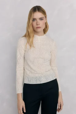 Pedro del Hierro Camiseta devoré frunce Crudo Clearance