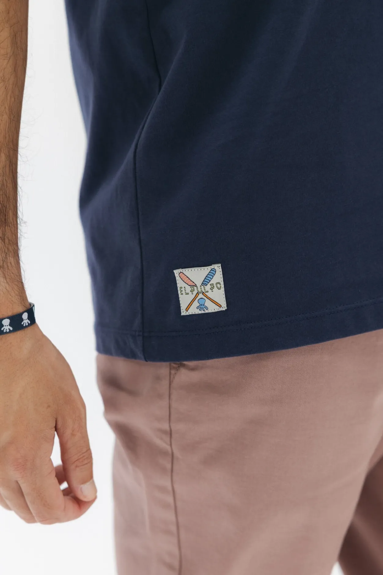 elPulpo Camiseta vintage bar Azul marino Best