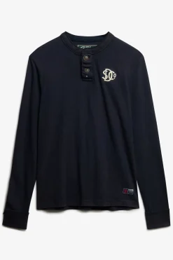 Superdry Camiseta entallada azul Sale