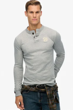 Superdry Camiseta entallada gris Outlet