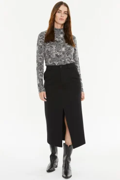 System Action Camiseta estampada negro