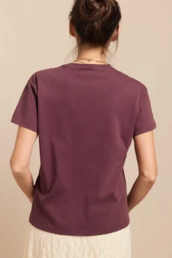 Slowlove Camiseta estampada Granate Outlet