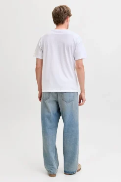 Jack & Jones Camiseta estampado frontal Blanco New