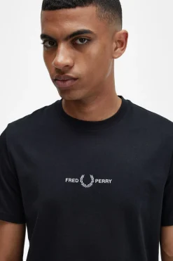 Fred Perry Camiseta manga corta Negro Outlet