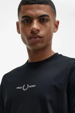 Fred Perry Camiseta manga corta Negro Outlet