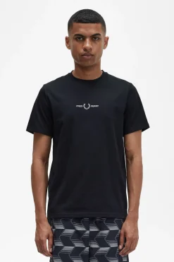 Fred Perry Camiseta manga corta Negro Outlet