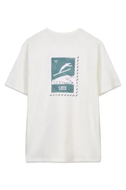 OOTO Camiseta gráfica Marfil Clearance