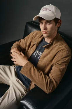 OOTO Camiseta gráfica lavada Azul marino New