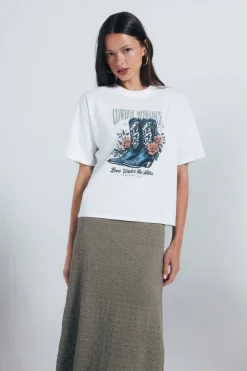 Springfield Camiseta gráfica western marr&oacute;n Best