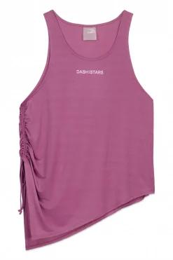 Dash and Stars Camiseta halter asimétrica rosa Discount