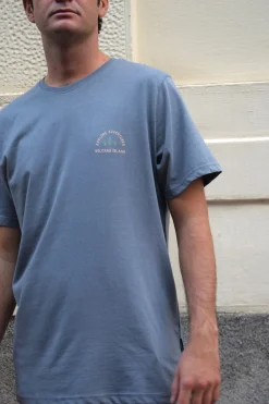 Cloking Camiseta Lavada Burdeos Fooders Azul marino Online