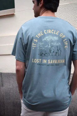 Cloking Camiseta Lavada Burdeos Fooders Verde oscuro Hot