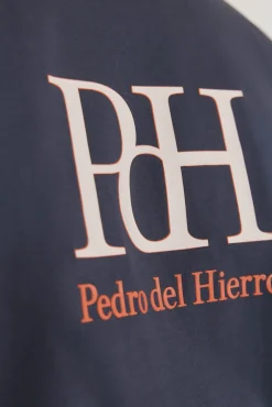 Pedro del Hierro Camiseta logo Azul New