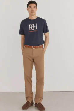 Pedro del Hierro Camiseta logo Azul New